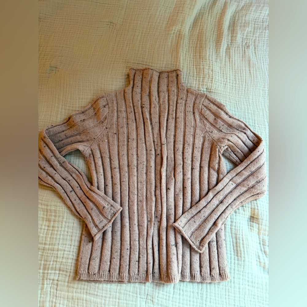 New Madewell Mockneck Rib Knit Sweater